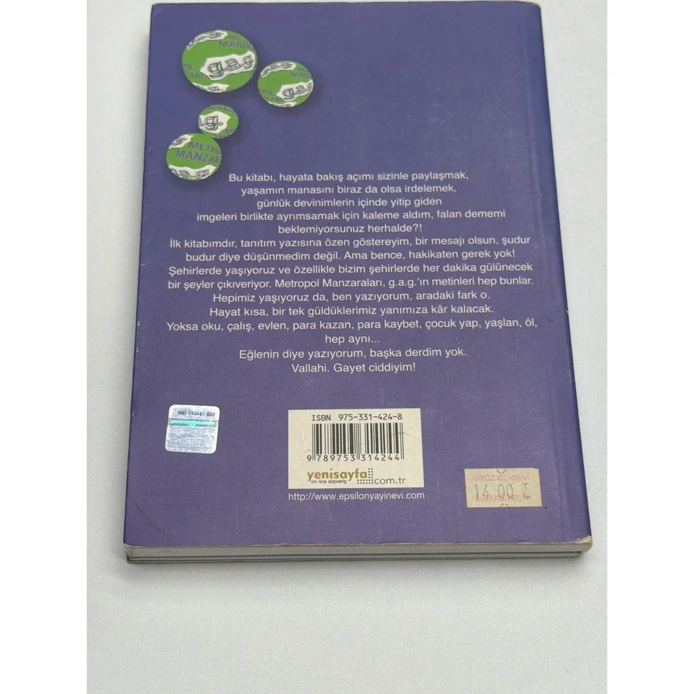 Gülse Birsel Gayet Ciddiyim Turkish Humor‎ Book Epsilon Yayinlari 26 Bask